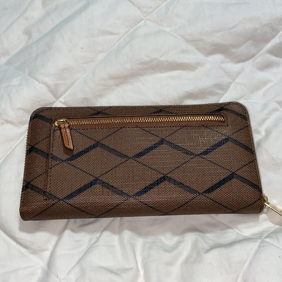 New! FOSSIL Wallet Zip Around wallet geo large - Picture 7 of 13